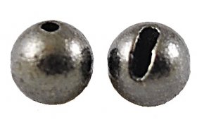 Tungsten Beads Knapek Hooks Slotted K+ Black Nickel Tungsten Beads Knapek Hooks Slotted K+ Black Nickel 2,0 mm, 10 pcs