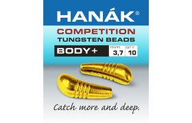 Tungsten Body+ Hanak Competition Gold Tungsten Body+ Hanak Competition Gold 2.7 mm, 0.35 g, 10 pcs