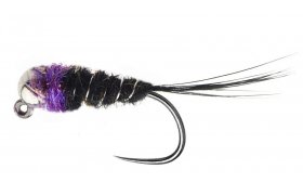 Tungsten Jig Black & Purple  Tungsten Jig Black & Purple, Size 14