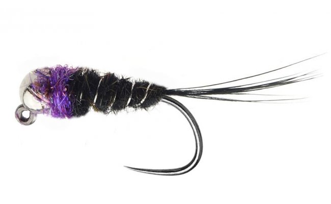 Tungsten Jig Black & Purple  Tungsten Jig Black & Purple, Size 14