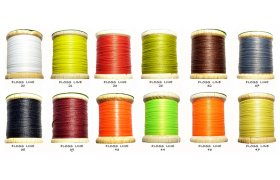 Tying Threads Set Tommi-Fly Floss Line 12 Colors Tying Threads Set Tommi-Fly Floss Line 12 Colors