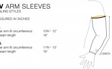 UV Arm Sleeves Buff Original - Size Chart