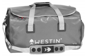 Waterproof Bag Westin W6 Boat Lurebag Silver & Grey Large 60L Waterproof Bag Westin W6 Boat Lurebag Silver & Grey Large 60L