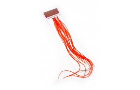 Rooster Hackles Whiting 100 Pack - Size 20 Rooster Hackles Whiting 100 Pack - Size 20 Hi Vis Orange