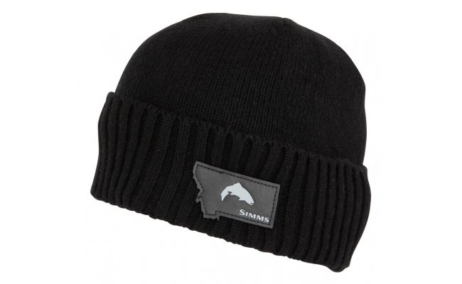 Wool Beanie Simms Big Sky Carbon  Wool Beanie Simms Big Sky Carbon