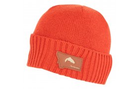 Wool Beanie Simms Big Sky Orange  Wool Beanie Simms Big Sky Orange 