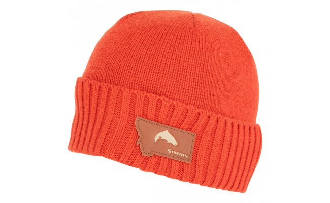 Wool Beanie Simms Big Sky Orange  Wool Beanie Simms Big Sky Orange 