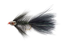 Woolly Bugger Black Skullhead Woolly Bugger Black Skullhead, Size 4