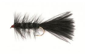 Woolly Bugger Black Weighted Woolly Bugger Black Weighted, Size 6