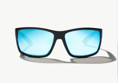Bifocal Polarized Sunglasses Bajio Bales Beach Black Matte Blue Mirror PC