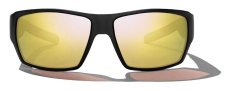 Bifocal Polarized Sunglasses Bajio Vega Black Matte Yellow PC