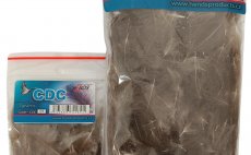 CDC feathers comparison of 1g and 5g packaging