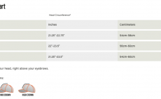 Coldweather Cap Simms Loden - Size Chart