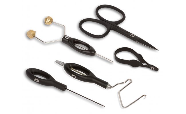Core Fly Tying Tool Kit Loon Outdoors Black Core Fly Tying Tool Kit Loon Outdoors Black