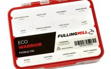 Dubbing Box Fulling Mill Eco Warrior Dubbing Selection - Mix 12 Colors