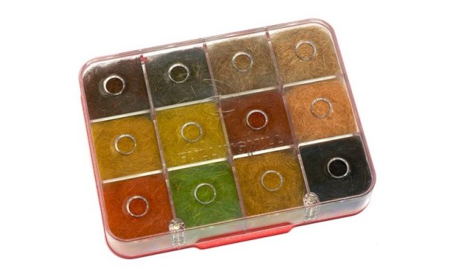 Dubbing Box Fulling Mill Eco Warrior Dubbing Selection Dubbing Box Fulling Mill Eco Warrior Dubbing Selection - Mix 12 Colors