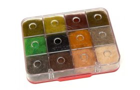 Dubbing Box Fulling Mill Euro Nymph ... Dubbing Box Fulling Mill Euro Nymph Dubbing Selection - Mix 12 Colors