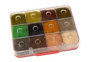 Dubbing Box Fulling Mill Euro Nymph ... Dubbing Box Fulling Mill Euro Nymph Dubbing Selection - Mix 12 Colors