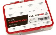 Dubbing Box Fulling Mill Euro Nymph Flash Selection - Mix 12 Colors