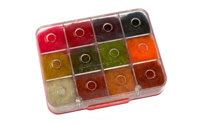 Dubbing Box Fulling Mill Seal X Dubbing Selection Dubbing Box Fulling Mill Seal X Dubbing Selection - Mix 12 Colors