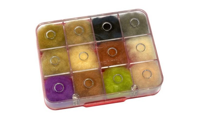 Dubbing Box Fulling Mill Tactical Dry Fly Dubbing Selection Dubbing Box Fulling Mill Tactical Dry Fly Dubbing Selection - Mix 12 Colors