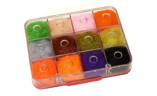 Dubbing Box Fulling Mill Tactical SF Dubbing Selection Dubbing Box Fulling Mill Tactical SF Dubbing Selection - Mix 12 Colors