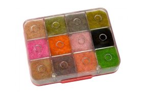 Dubbing Box Fulling Mill Ultra Nymph ... Dubbing Box Fulling Mill Ultra Nymph Dubbing Selection - Mix 12 Colors