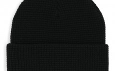 Everyday Beanie Simms Waffle Knit Black
