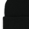 Everyday Beanie Simms Waffle Knit Black