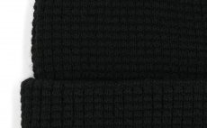 Everyday Beanie Simms Waffle Knit Black