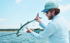 Fishing Cap Guideline Permit Solartech Coastal - In Action