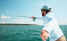 Fishing Cap Guideline Permit Solartech Coastal - In Action