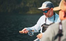 Fishing Cap Guideline ULBC Packable Coastal - In Action