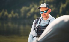 Fishing Cap Guideline ULBC Packable Coastal - In Action