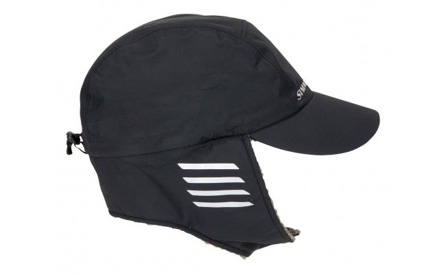 Fishing Cap Simms Challenger Insulated Hat Black Fishing Cap Simms Challenger Insulated Hat Black
