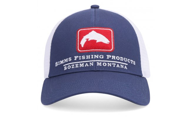 Fishing Cap Simms Trout Icon Trucker Americana Fishing Cap Simms Trout Icon Trucker Americana