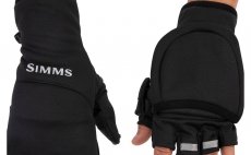 Fishing Gloves Simms Freestone Foldover Mitt Black