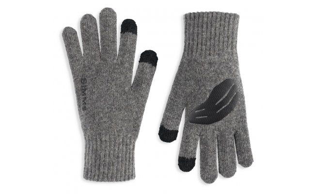 Fishing Gloves Simms Wool Full Finger Steel Fishing Gloves Simms Wool Full Finger Steel S/M