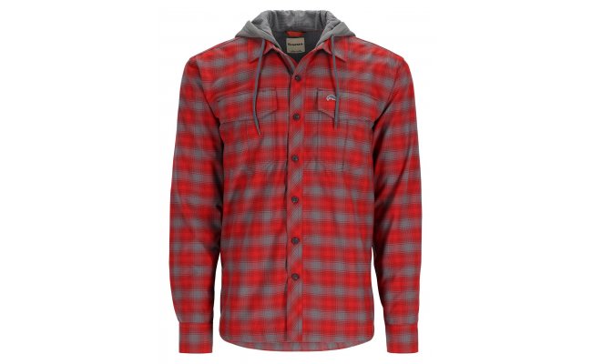 Fishing Hoody Simms Coldweather Auburn Red MC Plaid Fishing Hoody Simms Coldweather Auburn Red MC Plaid S