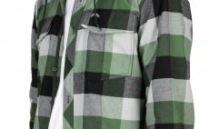 Fishing Hoody Simms Coldweather Moss Green Buffalo Plaid