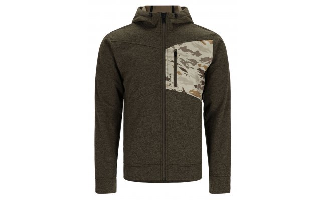 Fishing Hoody Simms CX Full Zip Dark/Ghost Camo Stone Fishing Hoody Simms CX Full Zip Dark/Ghost Camo Stone S