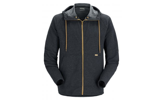 Fishing Hoody Simms Vermilion Full Zip Black Heather  Fishing Hoody Simms Vermilion Full Zip Black Heather S