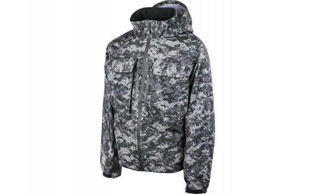Fishing Jacket Kinetic Camorush Grey Camo Fishing Jacket Kinetic Camorush Grey Camo S