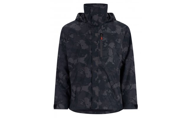 Fishing Jacket Simms Challenger Regiment Camo Carbon  Fishing Jacket Simms Challenger Regiment Camo Carbon S