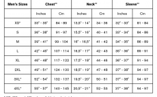 Fishing Jacket Simms Fall Run Hoody Riffle Green - Size Chart