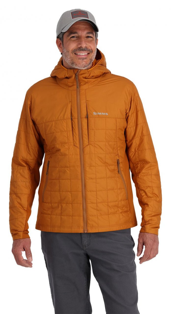 Fishing Jacket Simms Fall Run Hybrid Hoody Chestnut Fishing Jacket Simms Fall Run Hybrid Hoody Chestnut