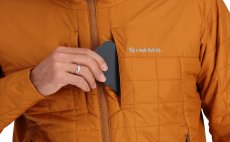 Fishing Jacket Simms Fall Run Hybrid Hoody Chestnut
