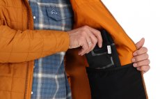 Fishing Jacket Simms Fall Run Hybrid Hoody Chestnut