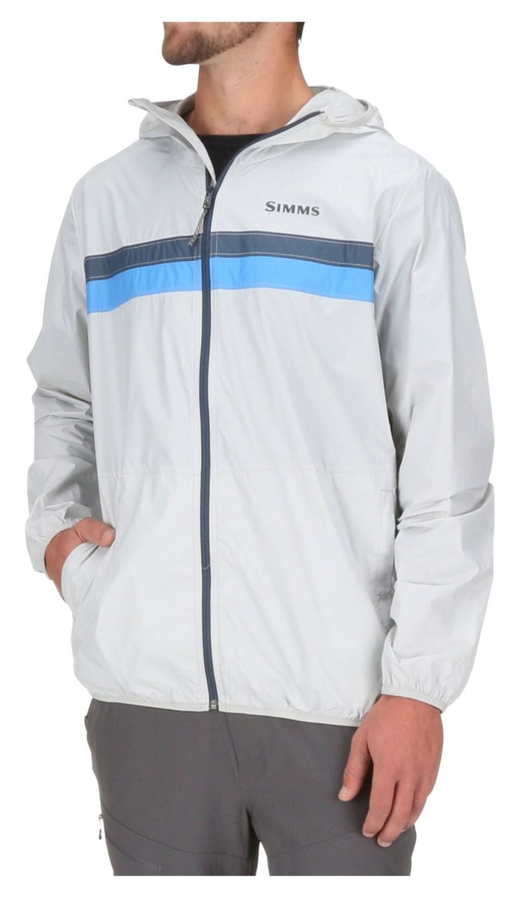 シムス　FASTCAST WINDSHELL - Sterling Fishing Jacket Simms Fastcast Windshell Sterling | CzechNymph.com