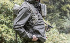 Fishing Jacket Simms Flyweight Shell Jacket Dark Stone